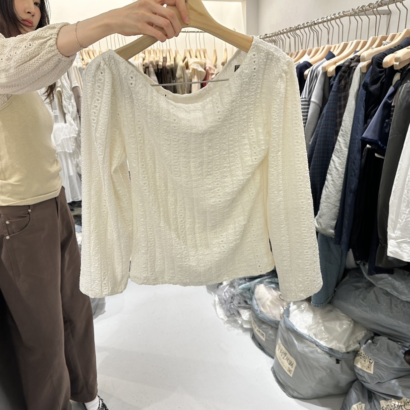 BERTHA東大門㊣實拍女士新品職業時尚推薦人氣熱賣25秋冬長袖T恤BERTHA長袖T恤