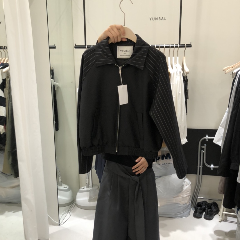 YUNBAL東大門㊣實拍女士新款休閑真品人氣25秋冬推薦熱賣夾克YUNBAL夾克圖色2