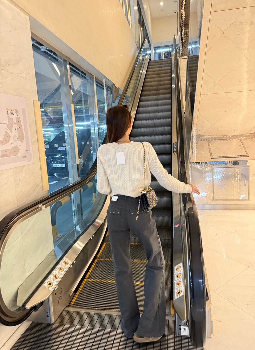 LUMIPLE韓國直郵㊣女士新品25秋冬休閑職業熱賣真品時尚休閑褲LUMIPLE休閑褲