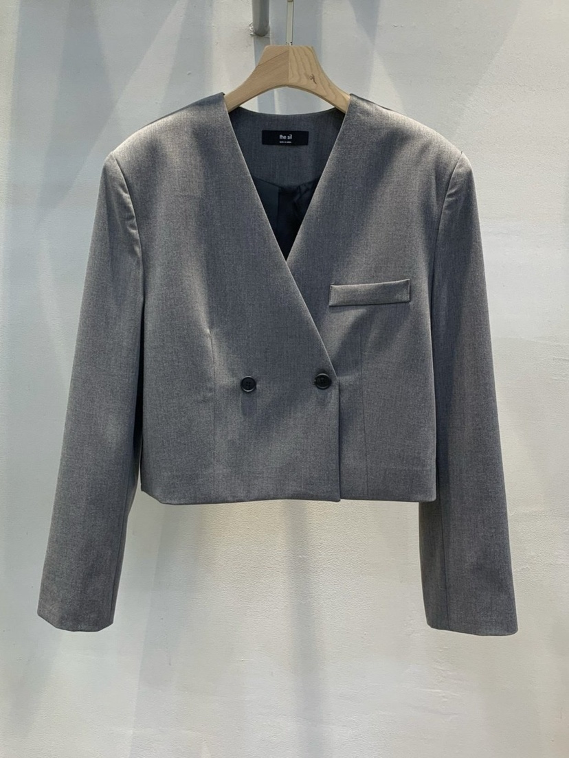 THE SIL東大門㊣代購女士新款職業時尚25秋冬真品推薦夾克THE SIL/1 2ILLY夾克圖色1