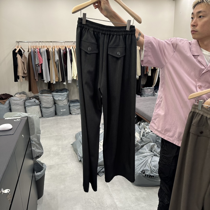 URBANSTORY/REMAKING東大門㊣實拍女士新品推薦休閑褲斜紋布Remaking/URBANSTORY休閑褲