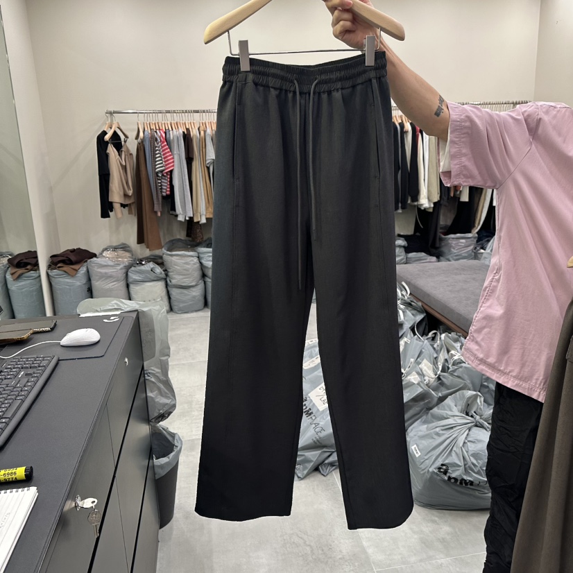 URBANSTORY/REMAKING東大門㊣實拍女士新品推薦休閑褲斜紋布Remaking/URBANSTORY休閑褲圖色3
