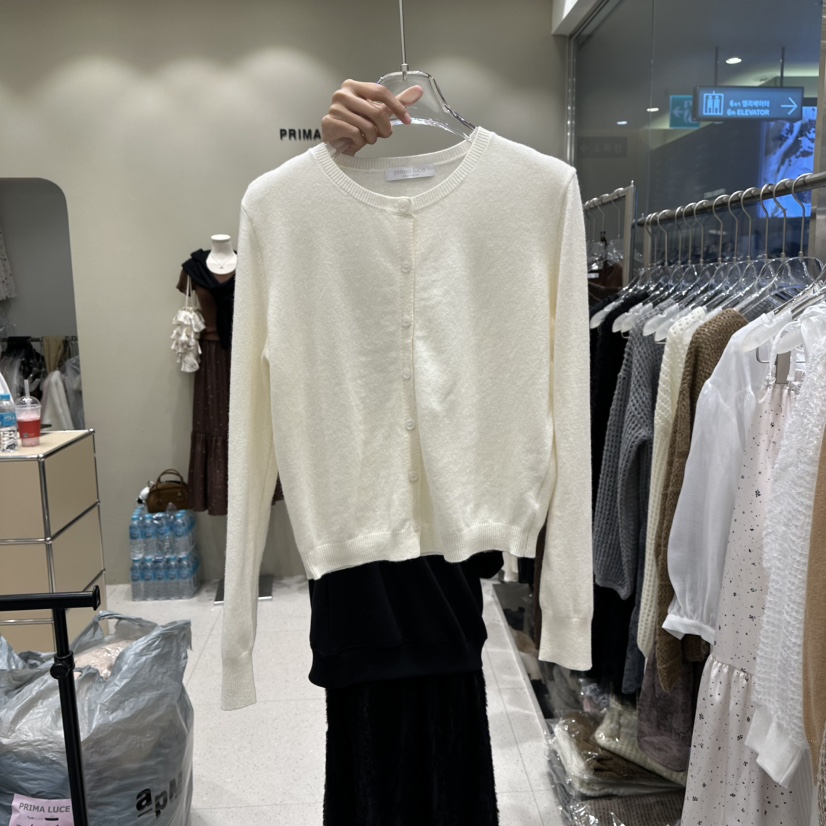 PRIMA LUCE韓國直郵㊣女士新款人氣熱賣推薦針織衫羊毛開衫CHARLOTTE針織衫圖色1