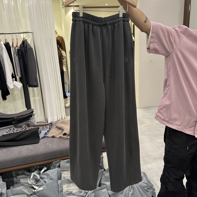 URBANSTORY/REMAKING韓國代購㊣女裝新品推薦人氣休閑褲刺繡Remaking/URBANSTORY休閑褲圖色2