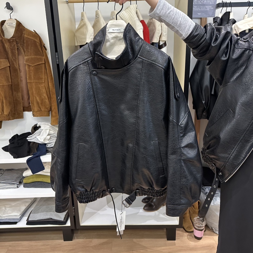 MUYBIEN東大門㊣實拍女士新品推薦休閑真品熱賣職業時尚夾克MUYBIEN夾克圖色1