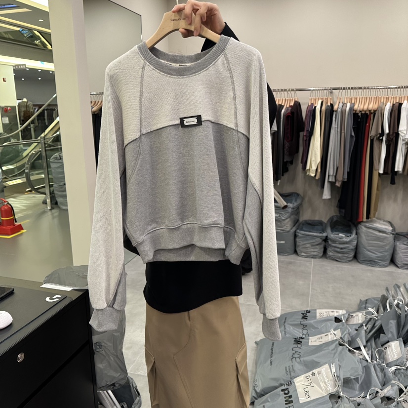 URBANSTORY/REMAKING東大門㊣代購女裝新款休閑25秋冬衛衣Remaking/URBANSTORY衛衣圖色2