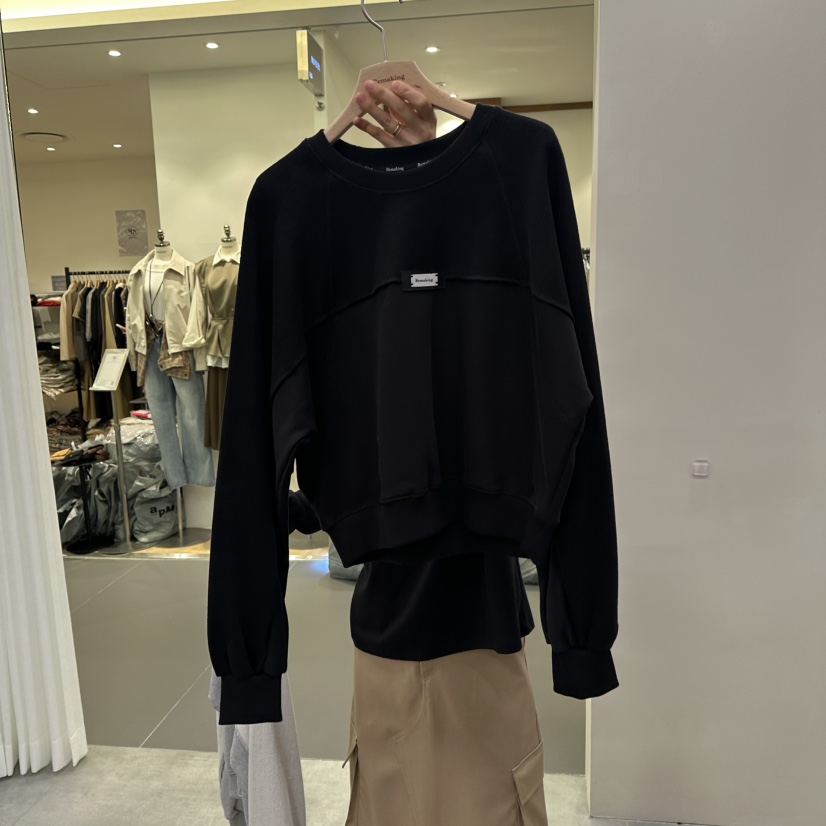 URBANSTORY/REMAKING東大門㊣代購女裝新款休閑25秋冬衛衣Remaking/URBANSTORY衛衣圖色3
