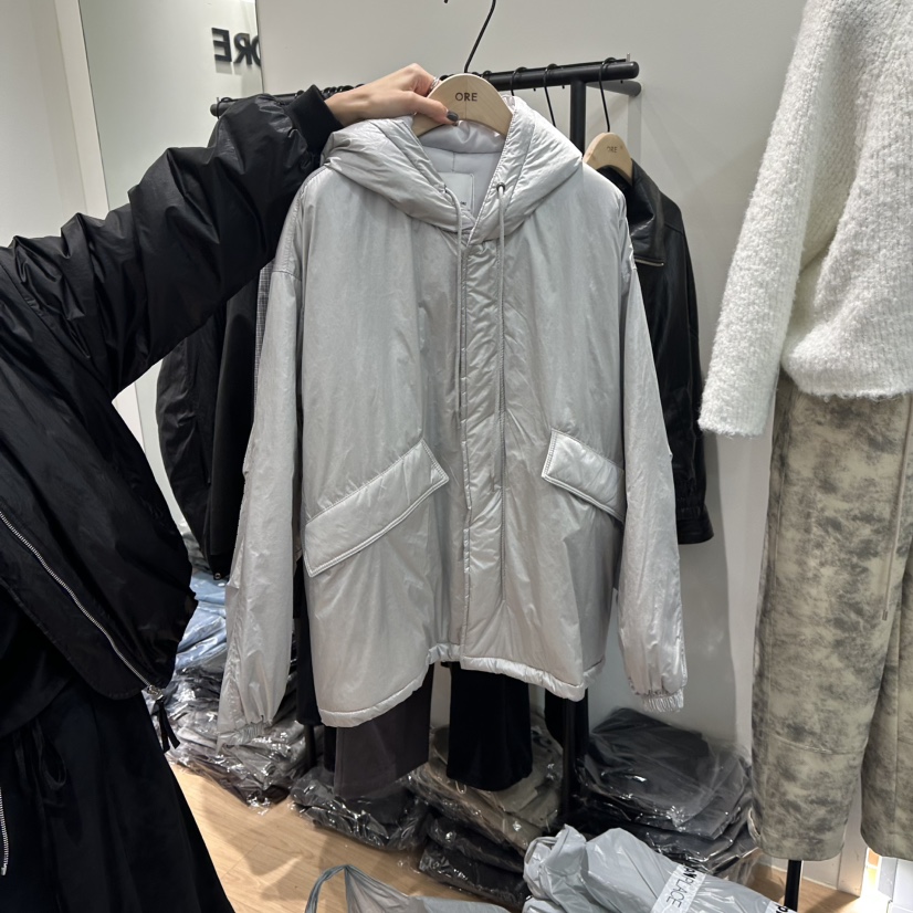 ORE-P韓國直郵㊣女士新品時尚人氣休閑推薦25秋冬熱賣夾克ORE夾克圖色1
