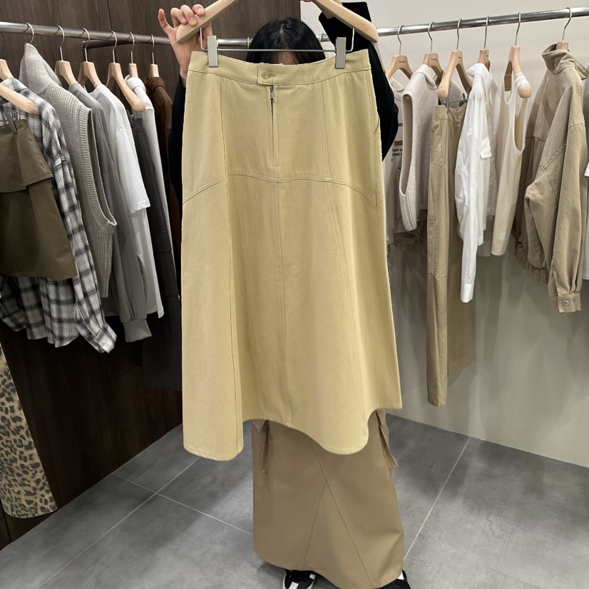 URBANSTORY/REMAKING東大門㊣實拍女士新品時尚25秋冬長裙Remaking/URBANSTORY長裙