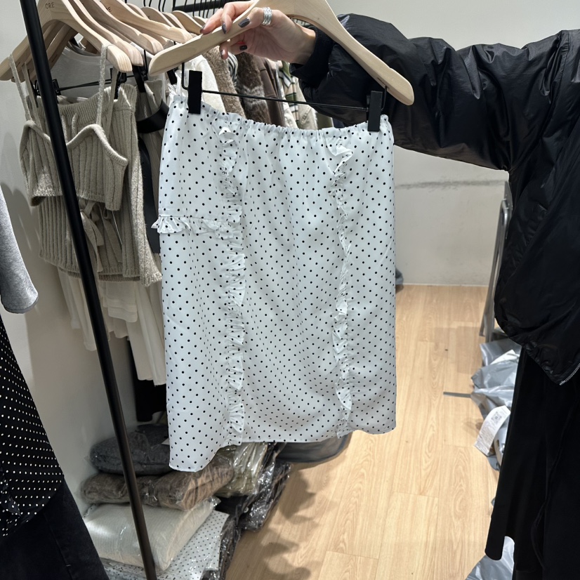 ORE-P東大門㊣實拍女裝新品25秋冬推薦休閑人氣半身裙中短裙ORE半身裙/中短裙