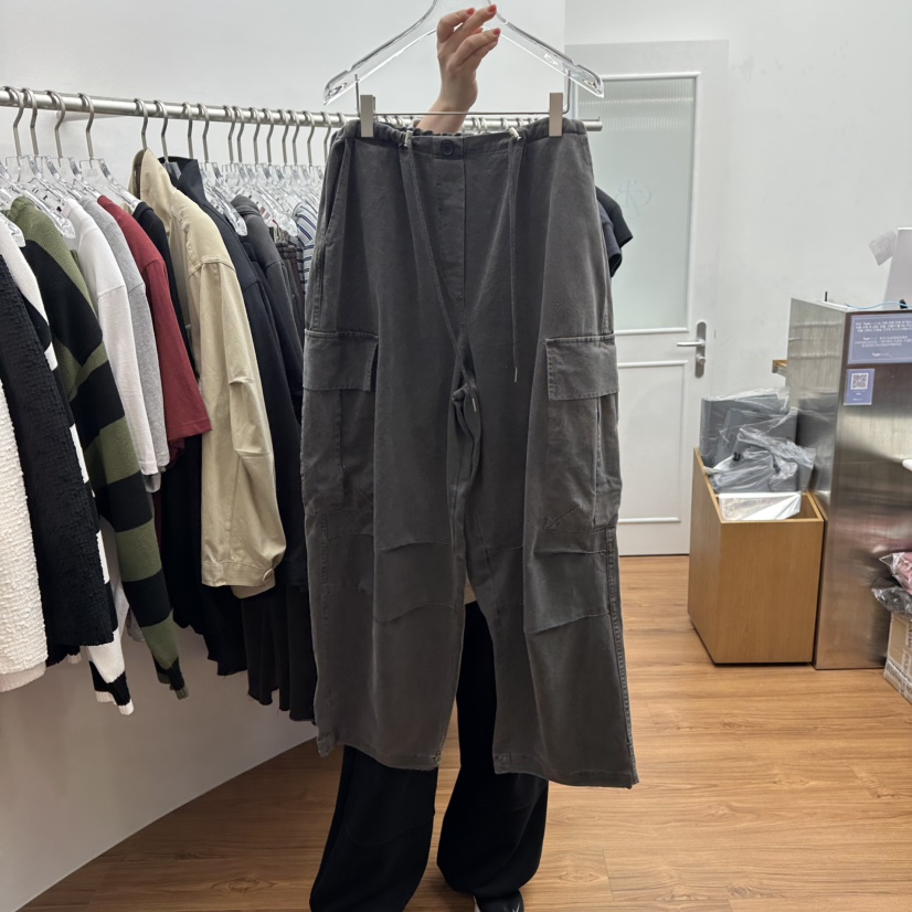 GABIZON韓國代購㊣女裝新款推薦人氣休閑熱賣25秋冬休閑褲工裝褲GABIZON休閑褲圖色2