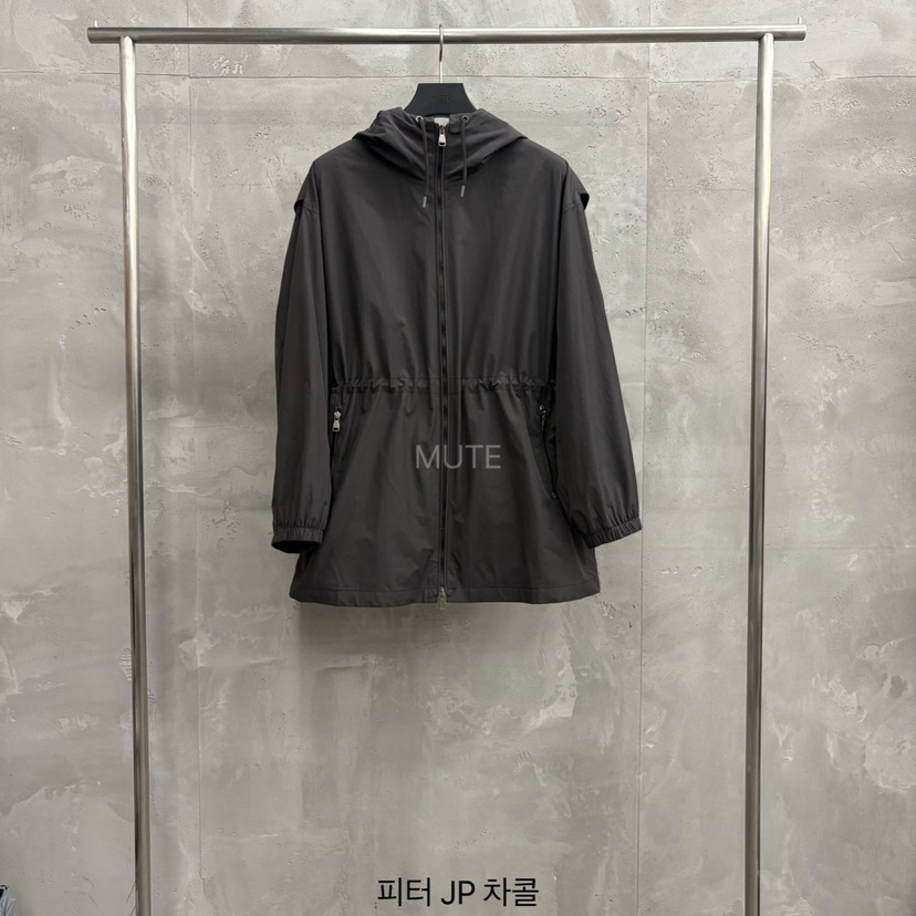 MUTE-P東大門㊣實拍女士新品真品25秋冬時尚職業休閑人氣夾克MUTE夾克圖色2墨色