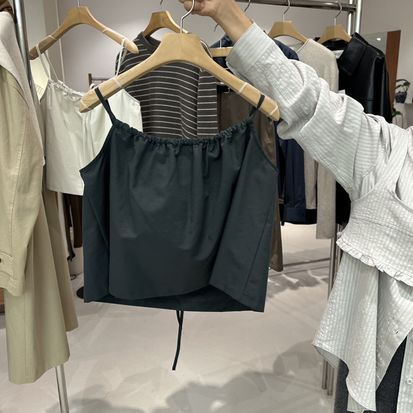 ANDMORE BUTTON韓國直郵㊣女裝新款真品25秋冬人氣吊帶背心ANDMORE BUTTON吊帶/背心