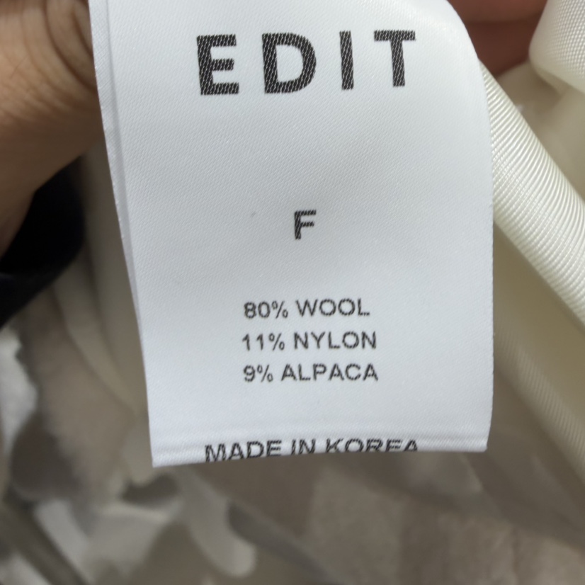 EDIT韓國代購㊣女裝新款時尚25秋冬熱賣人氣推薦真品休閑夾克EDIT夾克