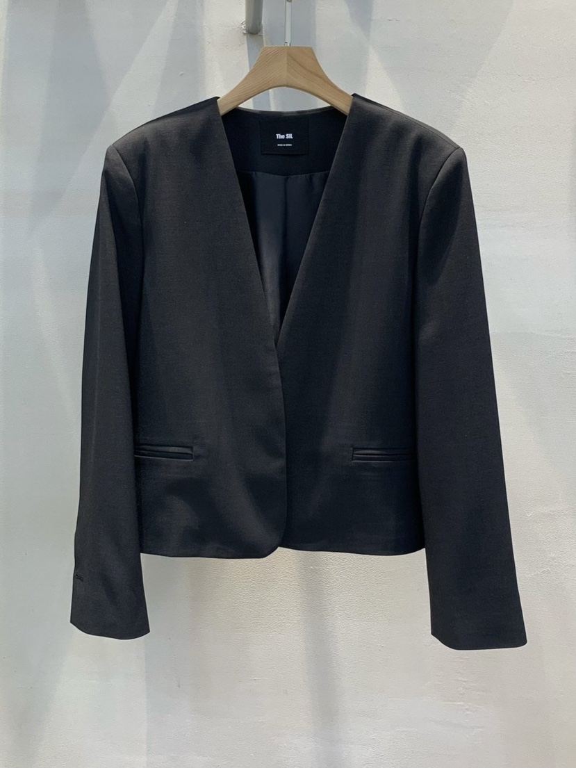 THE SIL東大門㊣直郵女士新品真品熱賣職業休閑25秋冬夾克THE SIL/1 2ILLY夾克圖色1