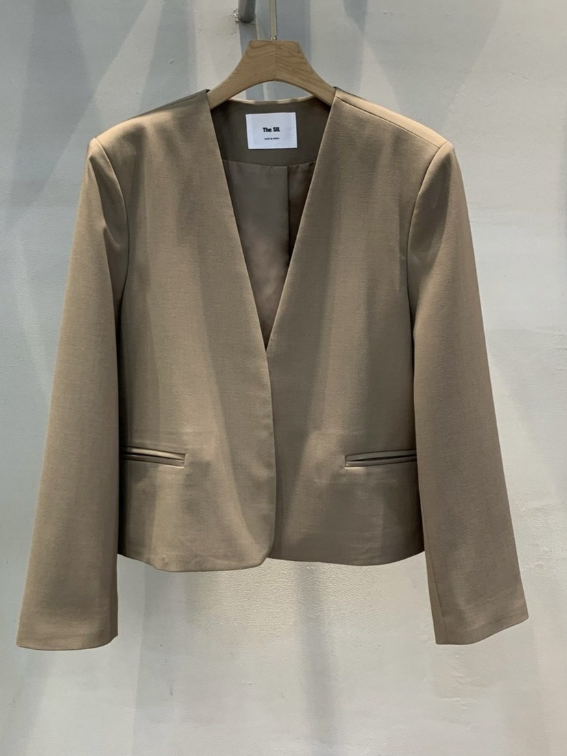 THE SIL東大門㊣直郵女士新品真品熱賣職業休閑25秋冬夾克THE SIL/1 2ILLY夾克圖色2