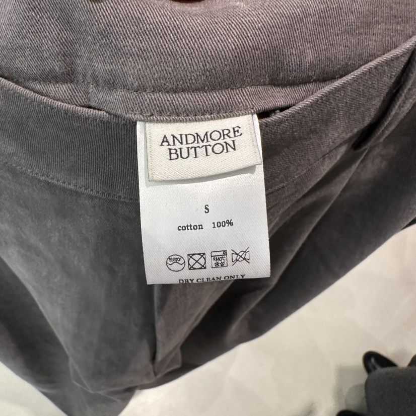 ANDMORE BUTTON東大門㊣代購女士新品25秋冬推薦短褲不含腰帶ANDMORE BUTTON短褲