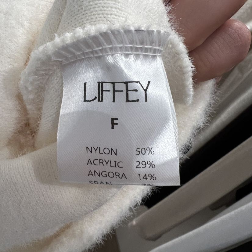 LIFFEY韓國代購㊣女裝新款熱賣真品休閑衛衣連帽拉鏈衫安哥拉LIFFEY衛衣