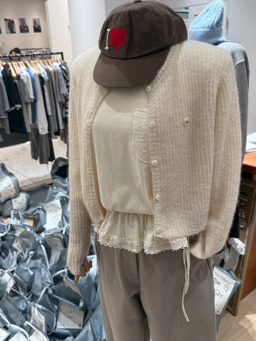 BY CHAPTER東大門㊣代購女裝新款25秋冬時尚人氣長袖T恤口袋BY Chapter長袖T恤