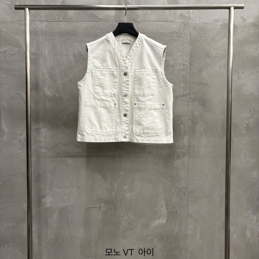 MUTE-P東大門㊣直郵女裝新品真品時尚推薦職業熱賣休閑馬甲MUTE馬甲圖色1