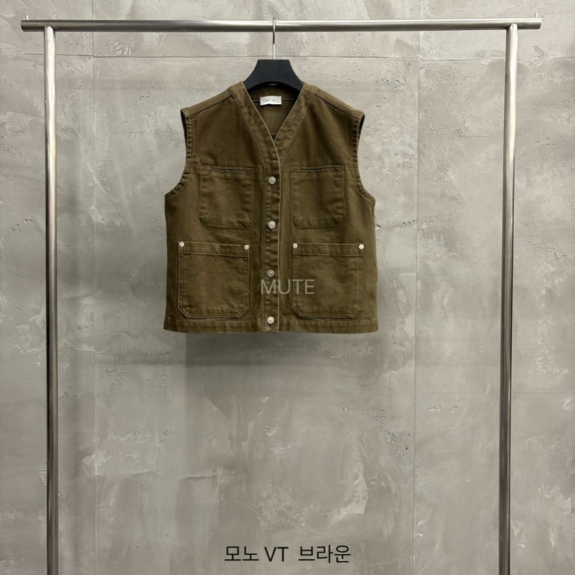MUTE-P東大門㊣直郵女裝新品真品時尚推薦職業熱賣休閑馬甲MUTE馬甲圖色3