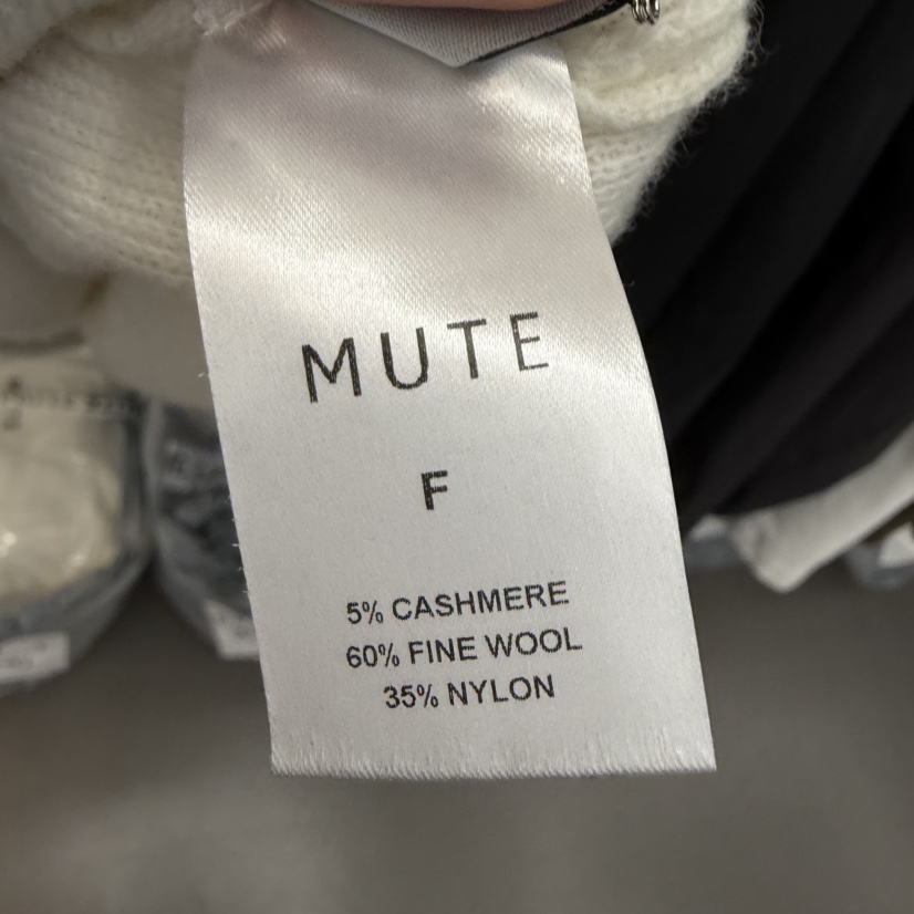MUTE-P韓國直郵㊣女士新款25秋冬推薦職業熱賣真品休閑針織衫MUTE針織衫