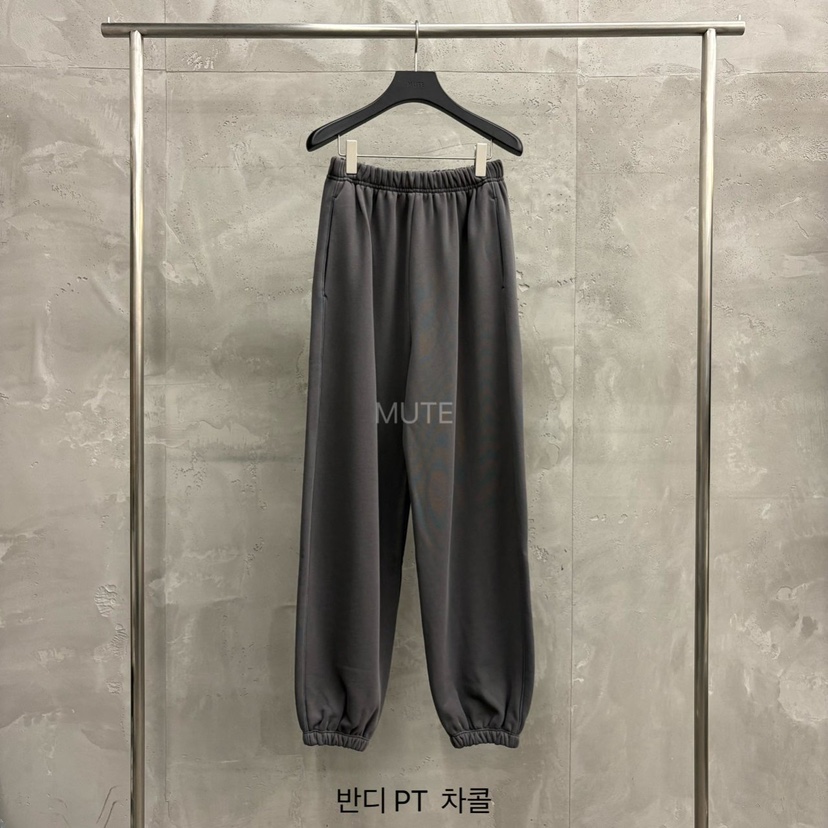 MUTE-P韓國直郵㊣女裝新款時尚真品人氣25秋冬休閑推薦休閑褲MUTE休閑褲圖色5墨色