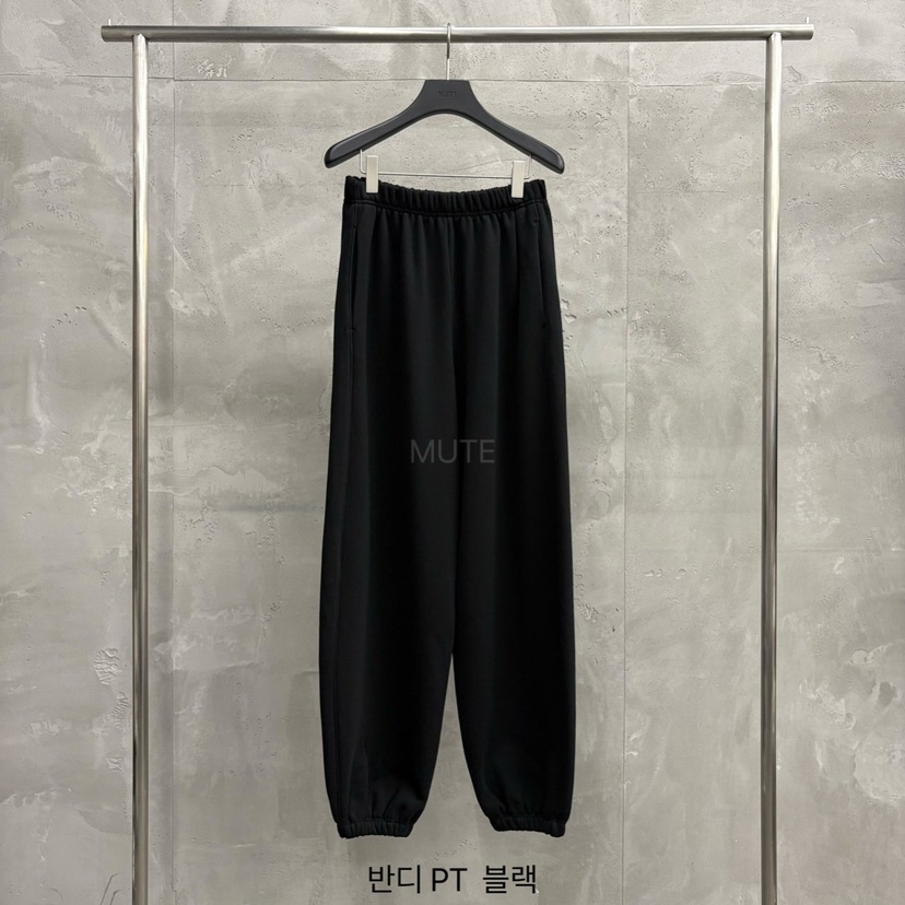 MUTE-P韓國直郵㊣女裝新款時尚真品人氣25秋冬休閑推薦休閑褲MUTE休閑褲圖色6黑色