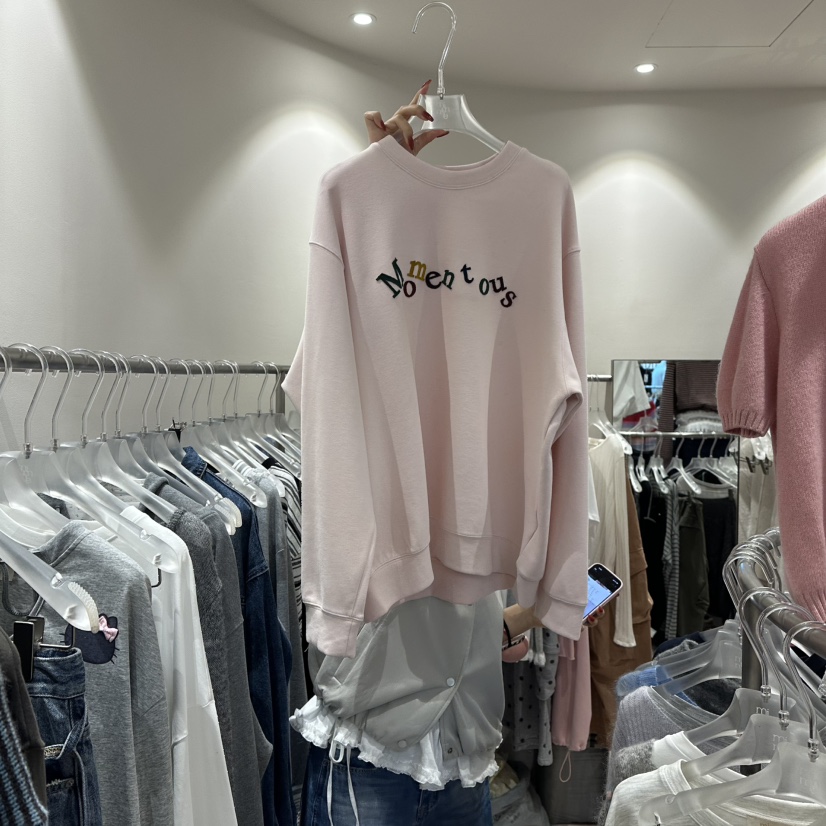 MIMME東大門㊣實拍女裝新品熱賣人氣25秋冬職業時尚推薦衛衣MIMME衛衣圖色1