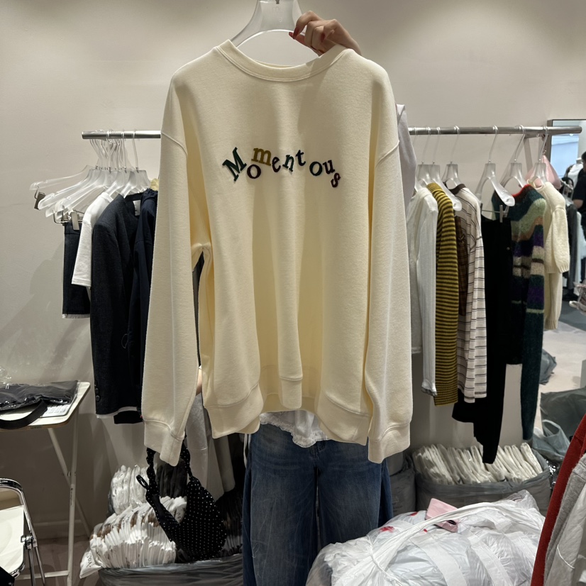 MIMME東大門㊣實拍女裝新品熱賣人氣25秋冬職業時尚推薦衛衣MIMME衛衣圖色2