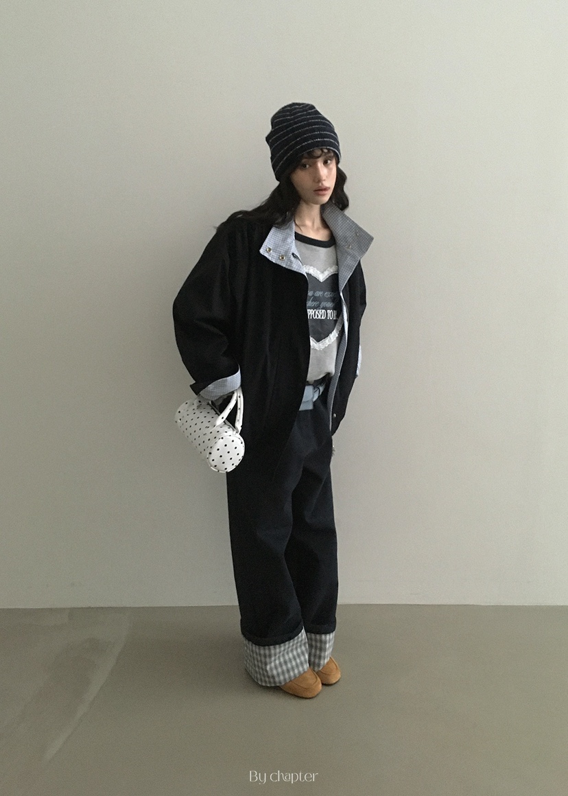 BY CHAPTER韓國代購㊣女裝新品休閑熱賣時尚人氣25秋冬衛衣BY Chapter衛衣