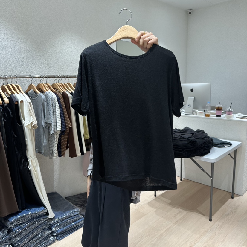 EPIC-S東大門㊣直郵女裝新品推薦熱賣休閑職業T恤天絲羊毛EPIC-ST恤圖色4