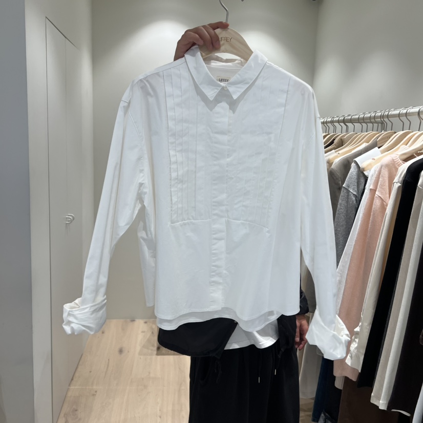 LIFFEY韓國直郵㊣女士新款真品25秋冬熱賣推薦職業襯衫蕾絲衫LIFFEY襯衫/蕾絲衫圖色3