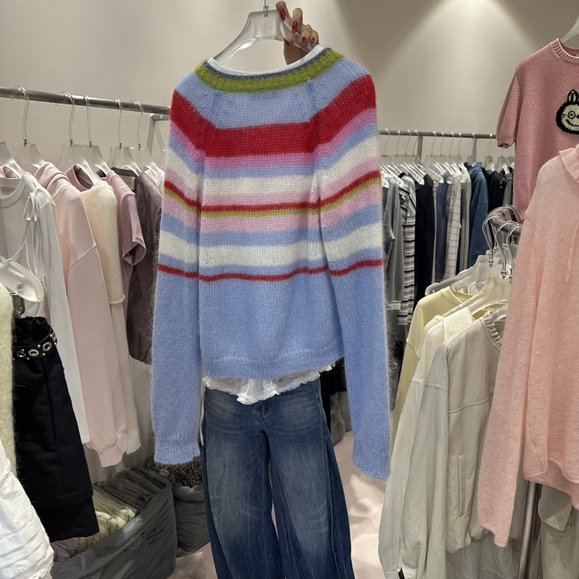 MIMME東大門㊣實拍女士新品25秋冬推薦夾克不含內搭羊毛開衫MIMME夾克