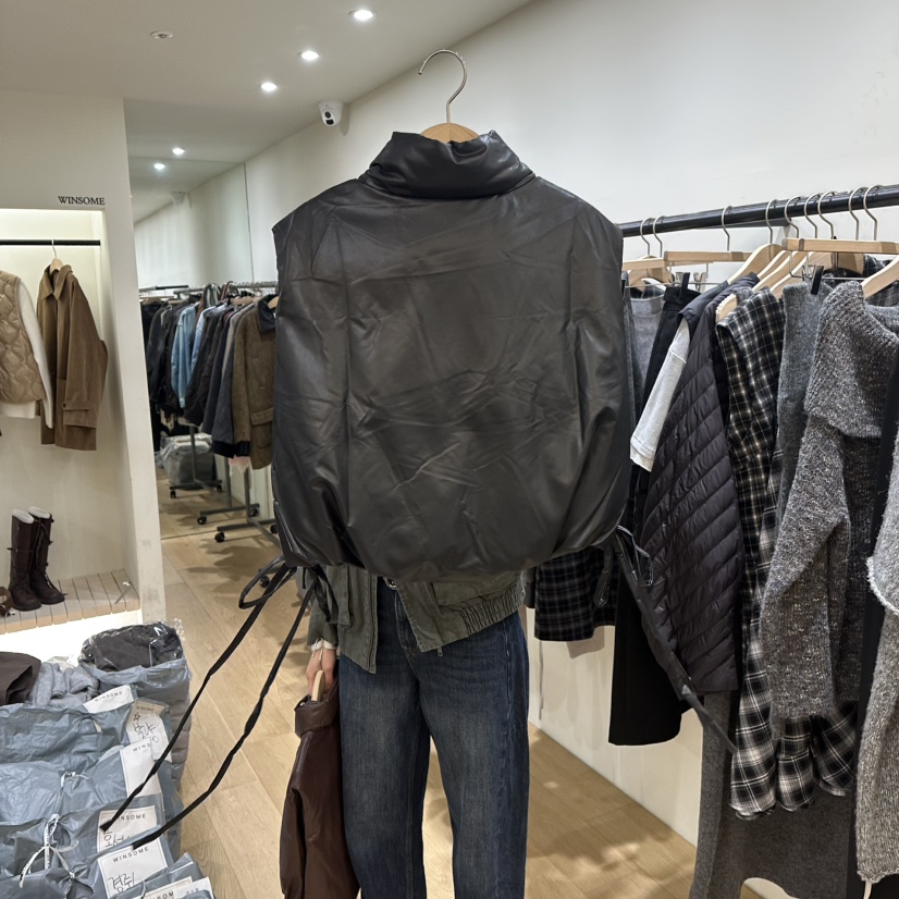 WINSOME東大門㊣直郵女裝新款25秋冬真品時尚人氣職業馬甲填充WINSOME馬甲