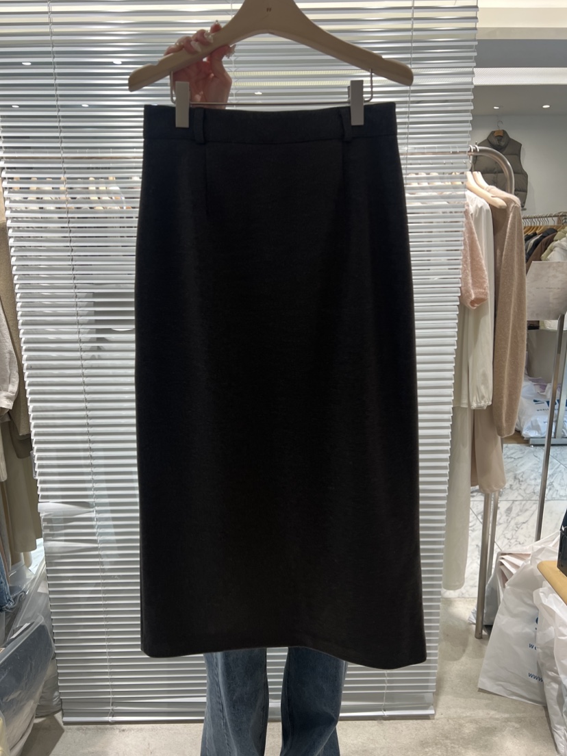 FF東大門㊣代購女裝新品時尚推薦休閑熱賣半身裙中短裙羊毛FF/SUNDAY半身裙/中短裙圖色3