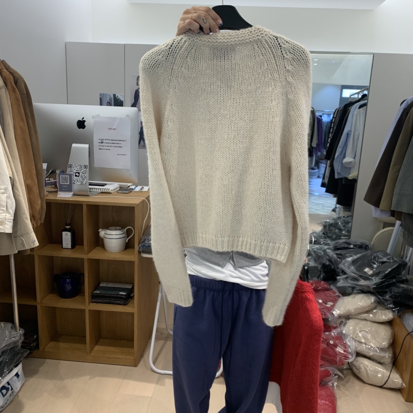 THE STARDUST東大門㊣實拍女士新品人氣針織衫不含內搭羊駝開衫THE STARDUST針織衫