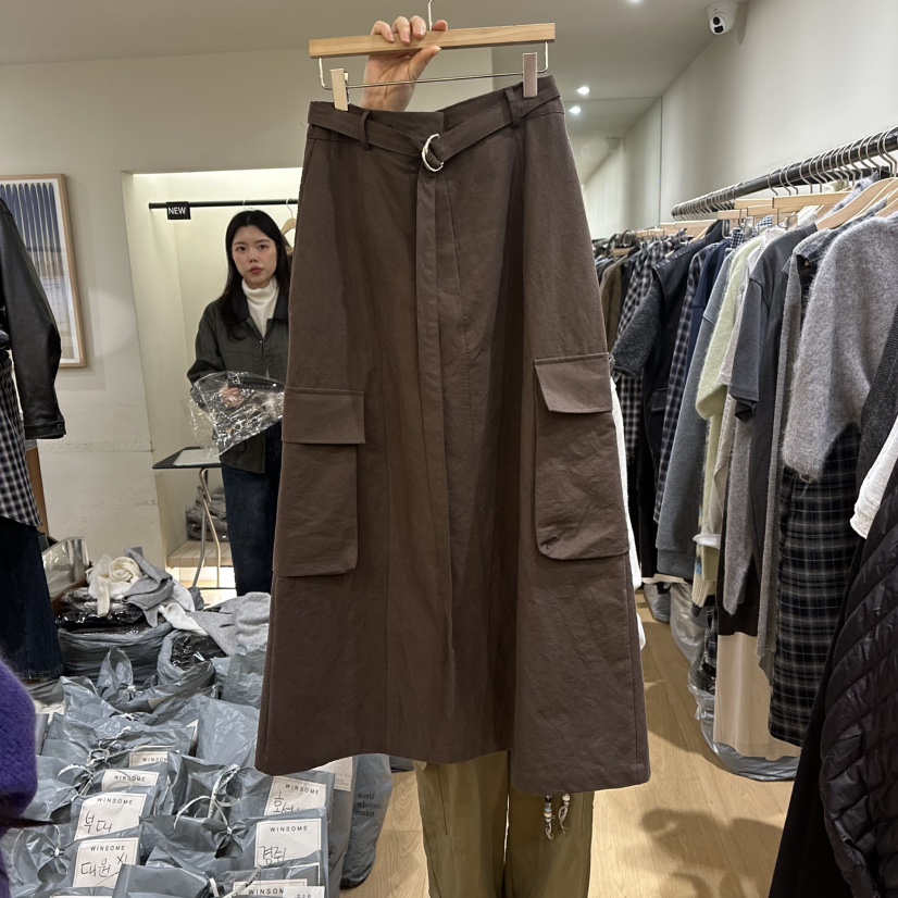 WINSOME東大門㊣直郵女士新品25秋冬休閑推薦熱賣時尚真品長裙WINSOME長裙圖色1