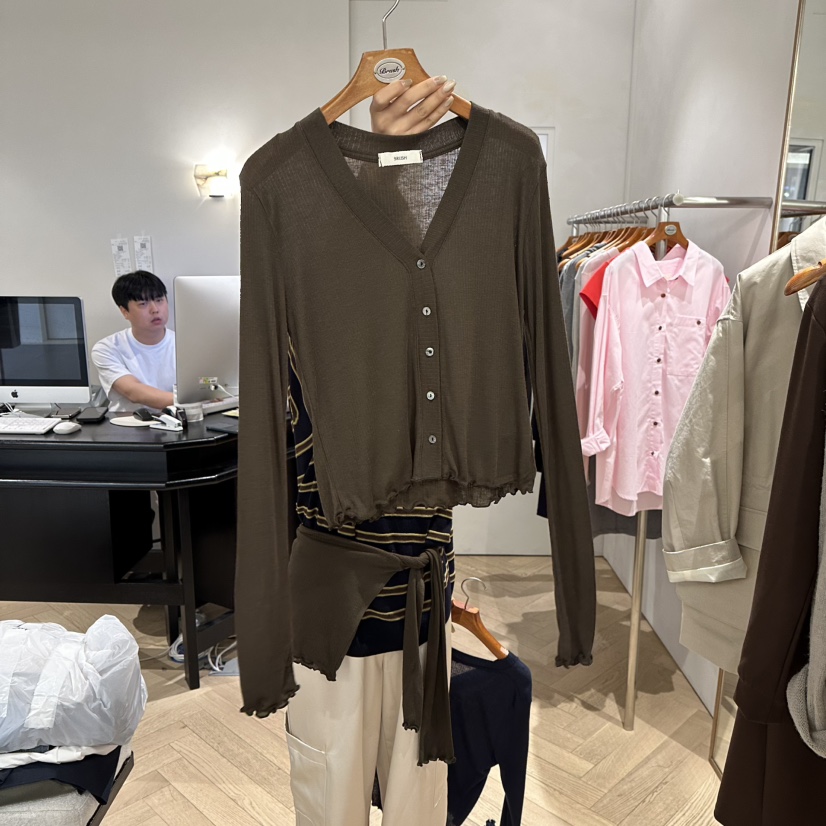 BRUSH-P東大門㊣代購女士新品推薦休閑人氣時尚真品針織衫BRUSH-P針織衫圖色4