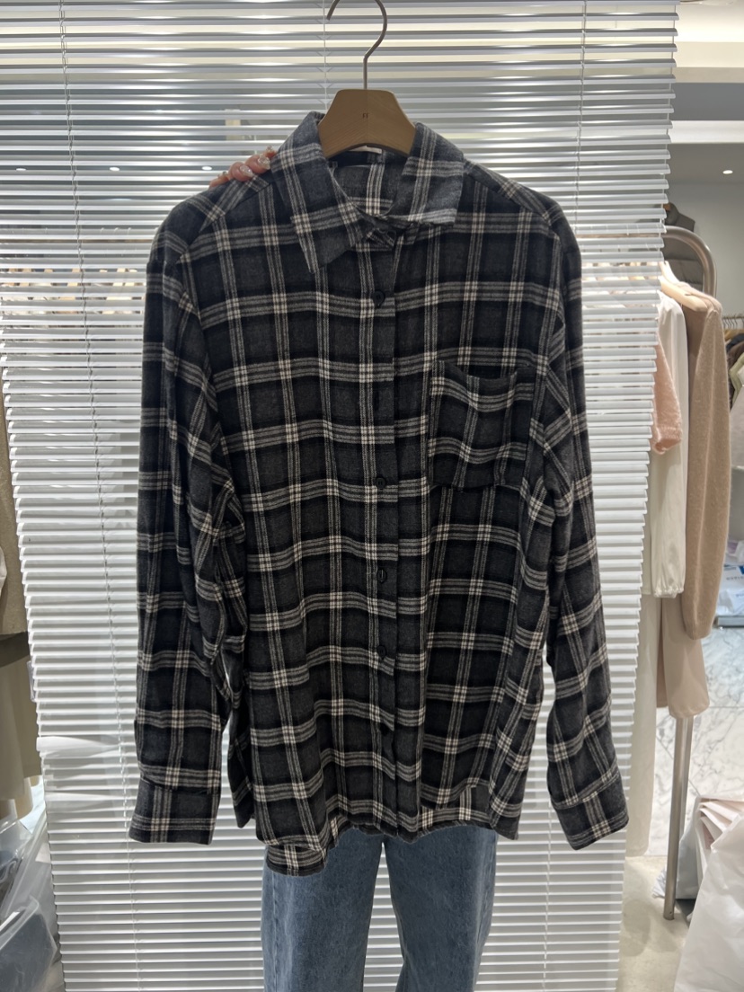 FF韓國代購㊣女士新品真品職業熱賣推薦人氣襯衫蕾絲衫格紋FF/SUNDAY襯衫/蕾絲衫圖色3
