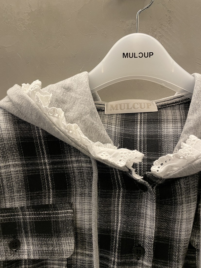MULCUP東大門㊣直郵女裝新款職業時尚25秋冬休閑襯衫蕾絲衫MULCUP襯衫/蕾絲衫
