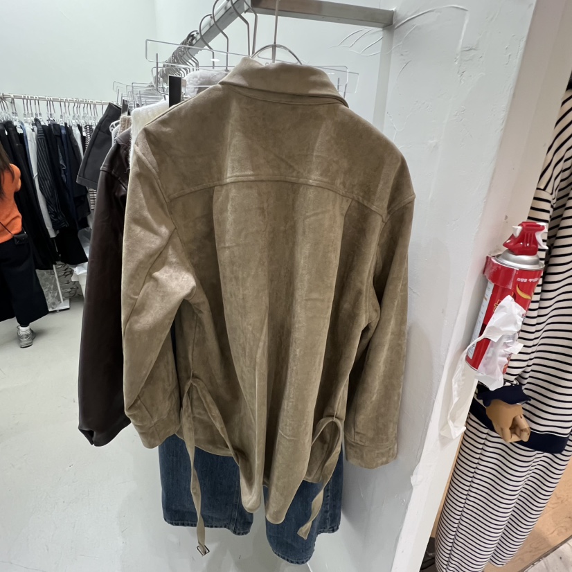 PADO韓國直郵㊣女裝新品休閑職業熱賣人氣襯衫蕾絲衫絨面革PADO襯衫/蕾絲衫
