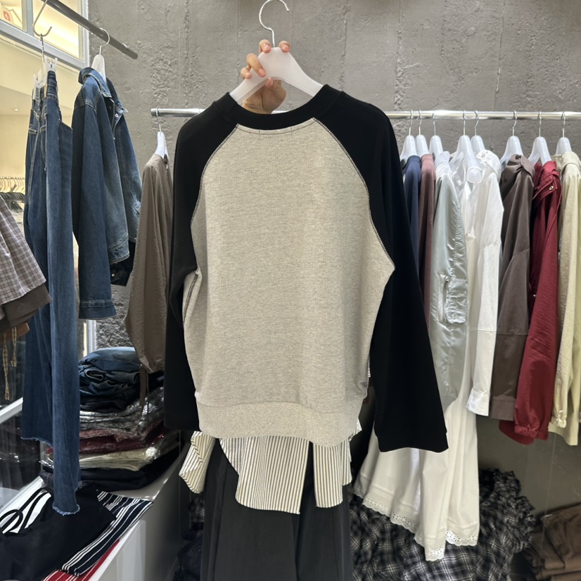 MIXXIN韓國直郵㊣女裝新款推薦真品熱賣職業休閑25秋冬衛衣MIXXIN衛衣