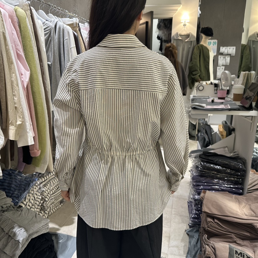 MIXXIN韓國代購㊣女士新款25秋冬熱賣職業真品人氣襯衫蕾絲衫MIXXIN襯衫/蕾絲衫