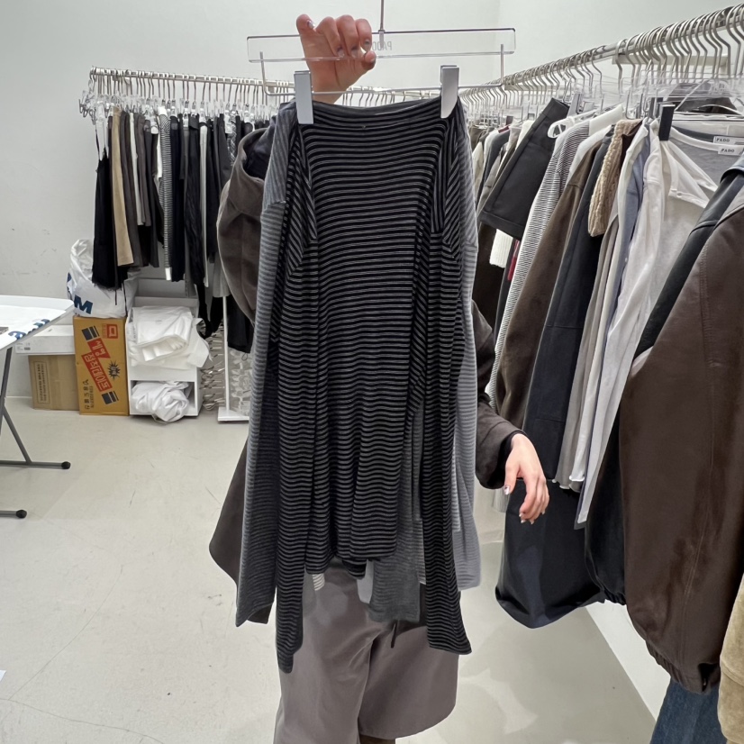 PADO韓國代購㊣女士新款人氣熱賣職業休閑25秋冬長袖T恤V領PADO長袖T恤