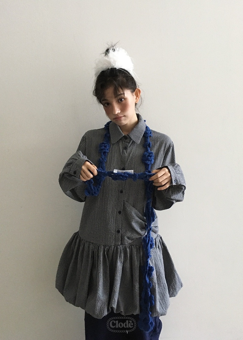 CLODE東大門㊣代購女士新款熱賣25秋冬推薦休閑連衣裙不含圍巾CLODE連衣裙