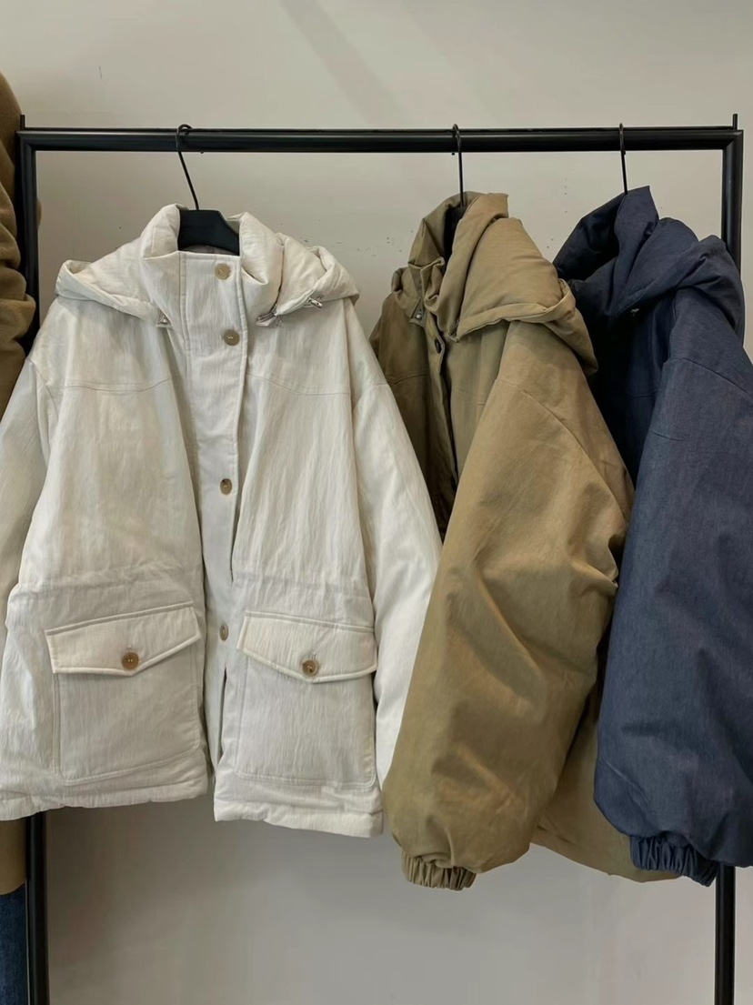 OBJET韓國代購㊣女裝新品職業人氣熱賣25秋冬短款羽絨服填充鵝絨love us u/OBJET短款羽絨服