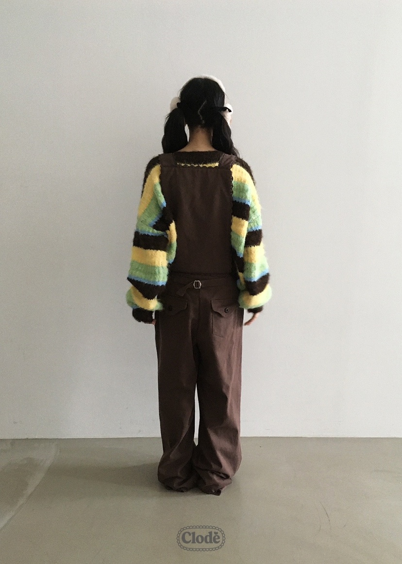 CLODE韓國直郵㊣女裝新款人氣推薦25秋冬時尚休閑背帶褲蕾絲CLODE背帶褲