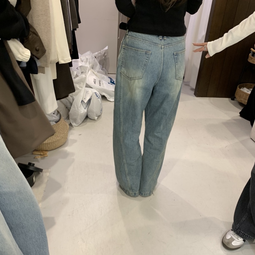 LEGACY東大門㊣代購女士新品熱賣25秋冬職業牛仔褲不含腰帶LEGACY牛仔褲