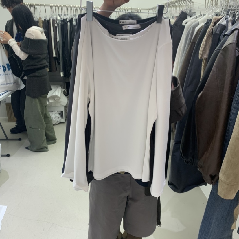 PADO韓國直郵㊣女裝新品時尚職業熱賣人氣真品休閑推薦長袖T恤PADO長袖T恤